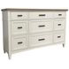 Americana Modern Cotton 9 Drawer Dresser