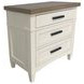Americana Modern Cotton 3 Drawer Nightstand