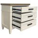 Americana Modern Cotton 3 Drawer Nightstand