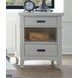 Americana Modern Cotton 2 Drawer Nightstand