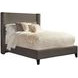 Angel Himalaya Charcoal King Upholstered Panel Bed