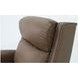 Barrett Cashmere Taupe Leather Lounge Power Recliner with Power Headrest
