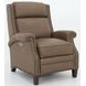 Barrett Cashmere Taupe Leather Lounge Power Recliner with Power Headrest