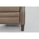 Barrett Cashmere Taupe Leather Lounge Power Recliner with USB Charging and Nailhead Trim