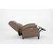 Barrett Cashmere Taupe Leather Lounge Power Recliner with USB Charging and Nailhead Trim