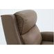 Barrett Cashmere Taupe Leather Lounge Power Recliner with Power Headrest