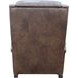 Barrett Worthington Cognac Leather Lounge Power Recliner with USB Charging and Nailhead Trim