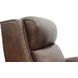 Barrett Worthington Cognac Leather Lounge Power Recliner with USB Charging and Nailhead Trim