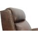 Barrett Worthington Cognac Leather Lounge Power Recliner with USB Charging and Nailhead Trim