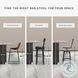 Lyncott Charcoal Counter Height Stool Set of 2
