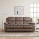 Bastrop Brown Double Reclining Sofa