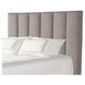 Avery Stream Gray Performance Fabric King Upholstered Panel Bed
