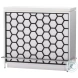 Baxter Gloss White Honeycomb Home Bar