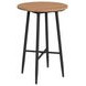 Orlando Brown and Black Outdoor 28" Round Bar Table
