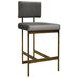 Baylor Bronze and Gray Counter Height Stool