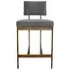 Baylor Bronze and Gray Counter Height Stool