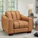 Baylor Cinnamon Brown Leather Upholstered Lounge Chair