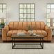 Baylor Cinnamon Brown Leather Living Room Set