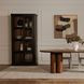 Mona Black 2 Glass Door Tall Cabinet