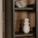 Mona Black 2 Glass Door Tall Cabinet