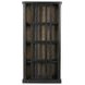 Mona Black 2 Glass Door Tall Cabinet