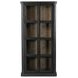 Mona Black 2 Glass Door Tall Cabinet