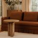 Treccia Oak Round Side Table