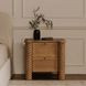 Treccia Oak 2 Drawer Nightstand