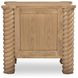 Treccia Oak 2 Drawer Nightstand