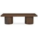 Hadley Warm Brown Rectangular Coffee Table