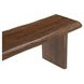 Lila Brown Small Dining Bench