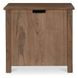 Gene Dark Brown 1 Drawer Nightstand