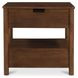 Lottie Brown 2 Drawer Nightstand