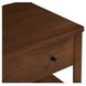 Lottie Brown 2 Drawer Nightstand