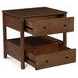 Lottie Brown 2 Drawer Nightstand