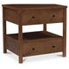 Lottie Brown 2 Drawer Nightstand