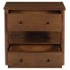 Lottie Brown 2 Drawer Nightstand