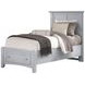 Bonanza Gray Twin Mansion Storage Panel Bed