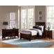 Bonanza Merlot Kids Mansion Storage Panel Bedroom Set