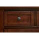 Bonanza Cherry Twin Mansion Storage Panel Bed