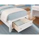 Bonanza White Twin Mansion Storage Panel Bed