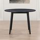Willow Black 42" Round Dining Table