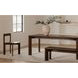 Daifuku Walnut Stained Ash Rectangular Dining Room Set