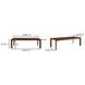 Daifuku Walnut Stained Ash 96" Rectangular Dining Table
