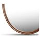 Alcott Walnut Oval Wall Mirror