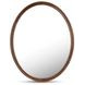 Alcott Walnut Oval Wall Mirror