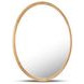 Alcott Oak Round Small Wall Mirror