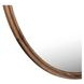 Alcott Walnut Round Large Wall Mirror