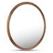 Alcott Walnut Round Large Wall Mirror