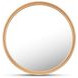 Alcott Oak Round Large Wall Mirror